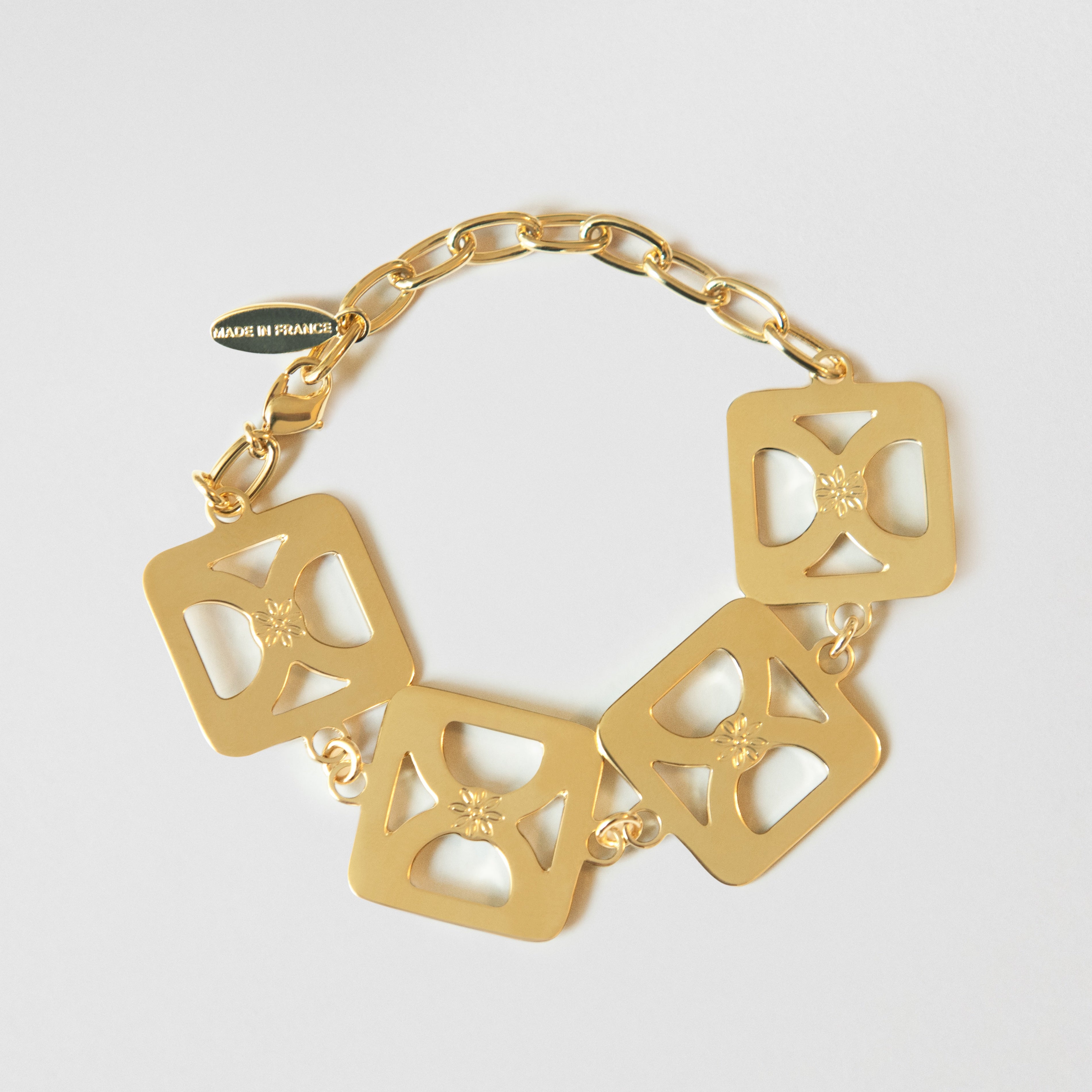 Chaise Bracelet Brass