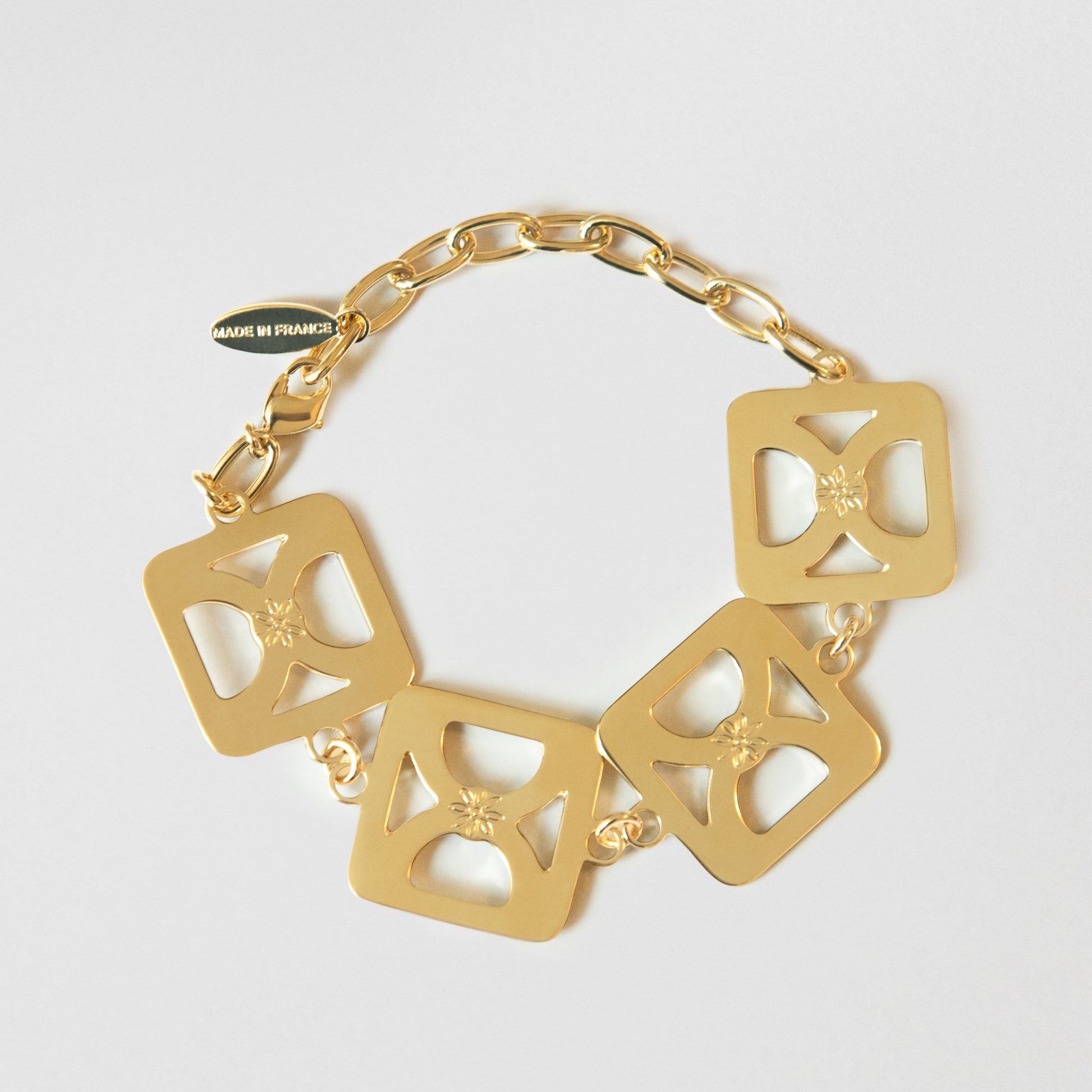 Chaise Bracelet Brass