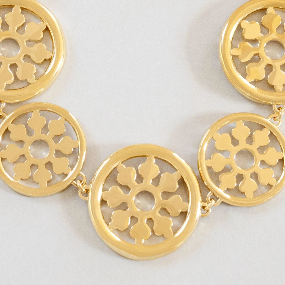 Flower Compass Bracelet