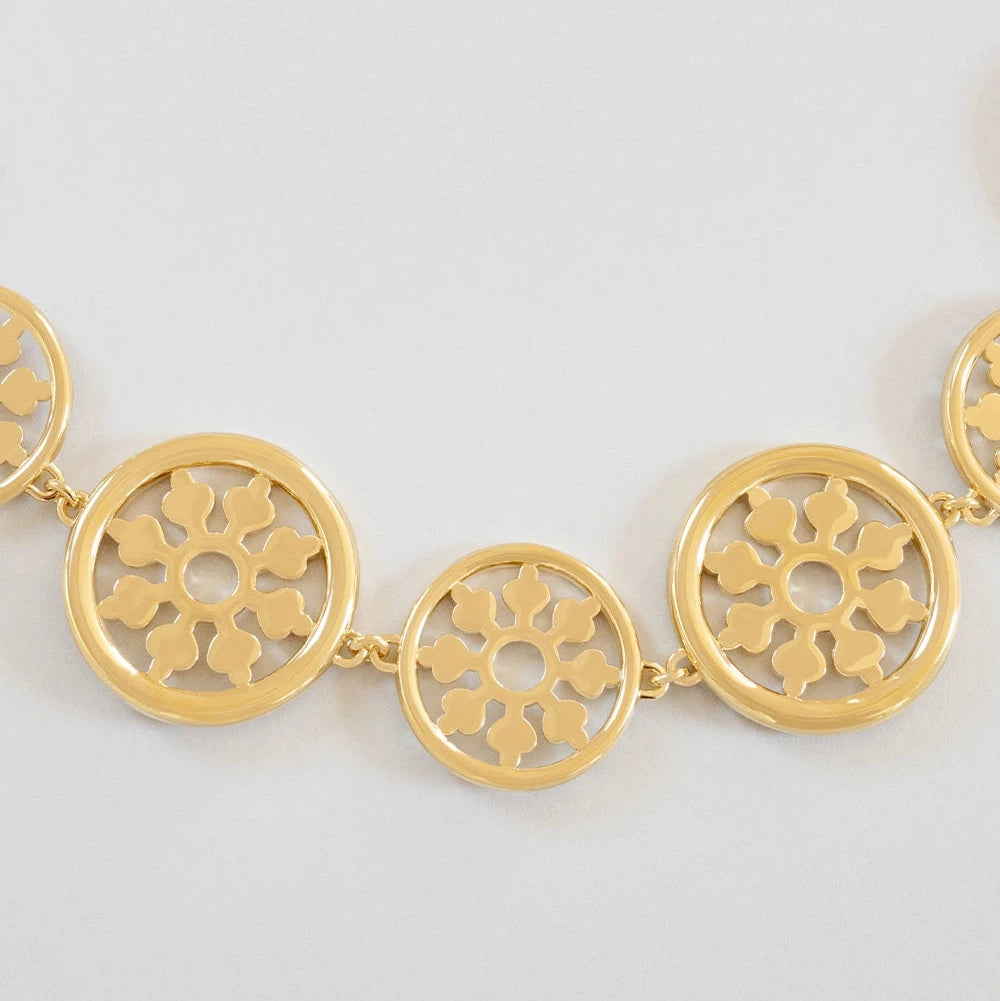 Flower Compass Necklace
