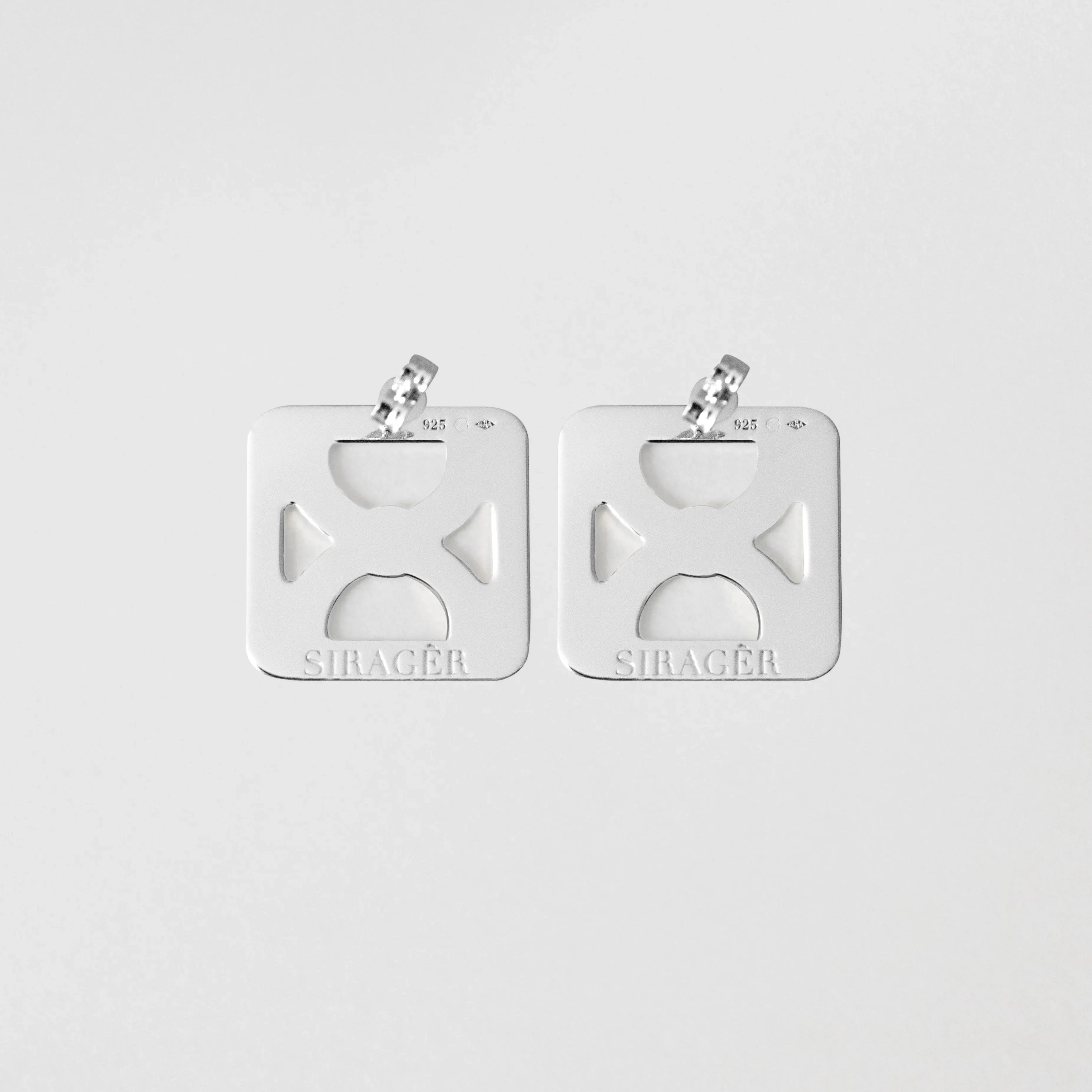 Chaise Earrings Silver